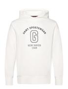 Graphic Sweat Hoodie White GANT