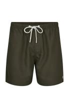 Bs Havana Regular Fit Swim Shorts Khaki Bruun & Stengade