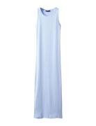 Nlfhinaja Sl Long Solid Tank Dress Blue LMTD