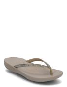 Iqushion Ombre Sparkle Flip-Flops Beige FitFlop