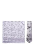 Tie & Pocket Square Grey Amanda Christensen
