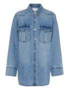 Gzlayza Oz Shirt Blue Gestuz