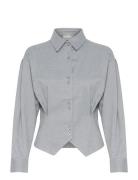 Gzpaulia Melange Shirt Blue Gestuz