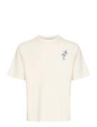 Cfjaxson Tee With Backprint Cream Casual Friday