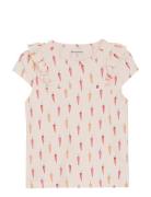 T-Shirt Ss Aop White Minymo