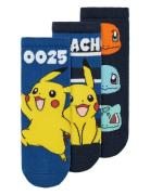 Nmmmik Pokemon 3P Sock Sky Navy Name It