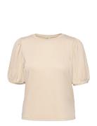 Objjamie S/S Top Noos Beige Object