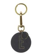 Personal Key Ring & Bagtag Grey Design Letters