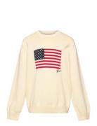 Flag Knit C-Neck Cream GANT