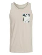 Jjhawaii Pocket Tanktop Sl Beige Jack & J S