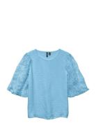 Vmnina 2/4 Top Jrs Blue Vero Moda