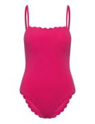 Scallop Bandeau Bs Pink Hunkemöller