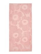 Unikko Bath Towel 70X150Cm Pink Marimekko Home