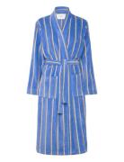 Rwadamo Striped Robe Blue Rosemunde