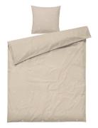 Daisy Påslakanset 150X210 Cm Sand/Vit Se Beige Juna