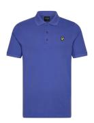 Plain Polo Shirt Blue Lyle & Scott