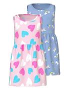 Nmfvineo 2P Tank Dress Pink Name It