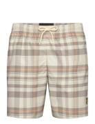 Tartan Resort Swimshort Beige Lyle & Scott