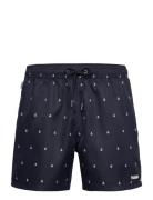 Navy Anchors Shorties Navy Pockies