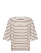 T-Shirt From Freequent In A Soft Material With Stripes. In Addition, T...