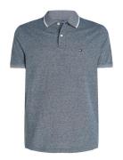 Linen Pique Reg Polo Navy Tommy Hilfiger