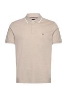 Linen Pique Reg Polo Beige Tommy Hilfiger