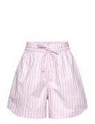Crisp Poplin Pio Shorts Pink Mads Nørgaard