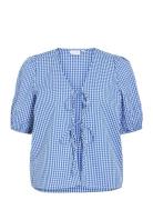 Visonja S/S Tie Top/Ka Blue Vila