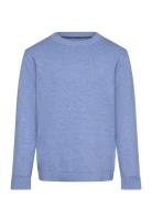 Flecked Cotton-Blend Sweater Blue Mango