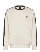Contrast Taped Sweatshirt White Lyle & Scott