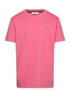 Shield Ss T-Shirt Pink GANT