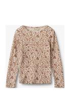 Wool T-Shirt L/S Alfie Beige Wheat