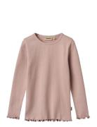 T-Shirt L/S Ida Pink Wheat