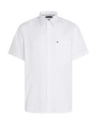 Flex Poplin Solid S/S Shirt White Tommy Hilfiger