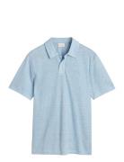 Linen Ss Polo Blue GANT