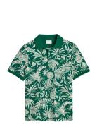 Printed Ss Polo Green GANT
