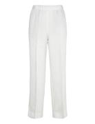 Linen Blend Pull On Pants White GANT
