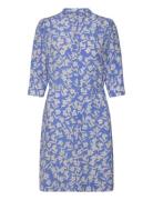 Reg Floral Print Ss Shirt Dress Blue GANT