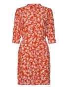 Reg Floral Print Ss Shirt Dress Red GANT