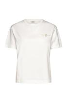 Embroidered Anchor Ss T-Shirt White GANT