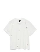 Vmsolvei Mette Ss Top Box Jrs Spe Ga White Vero Moda