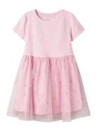 Nmfhamina Ss Slim Dress Pb Pink Name It