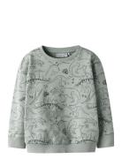 Nmmvermo Aop Ls Nreg Sweat Unb Grey Name It