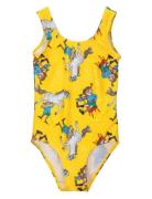 Självsäker Baddräkt Yellow Martinex