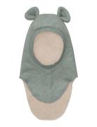 Balaclava Cotton Fleece W. Lin Green Huttelihut