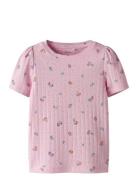 Nmfhamanda Ss Slim Top Pb Pink Name It