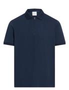 Liquid Touch Welt Zip Polo Navy Calvin Klein