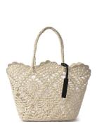 Daisy Crochet Basket White Cream Ceannis