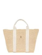 Th Spring Logo Tote Beige Tommy Hilfiger