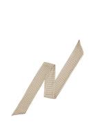 Checkered Scarf Beige SUI AVA